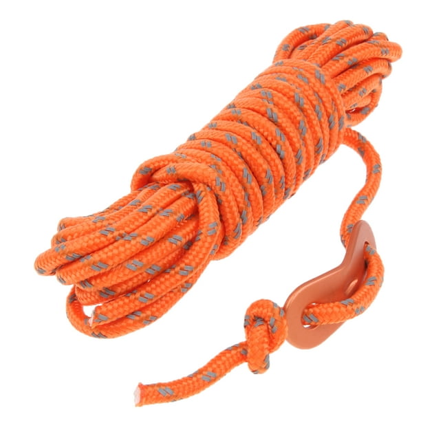 4M Reflective Canopy Tent Rope Guy Line Camping Cord Outdoor Tool With Buckle